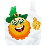 St patricks Emoji  Full Print Recycle Bag (XL)