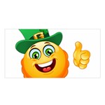 St patricks Emoji  Satin Shawl