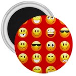 Red Emoji 3  Magnet