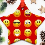 Red Emoji Ornament (Star)