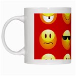 Red Emoji White Mug