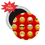 Red Emoji 2.25  Magnet (10 pack)