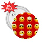 Red Emoji 2.25  Button (100 pack)