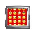 Red Emoji Mega Link Italian Charm (18mm)