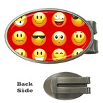 Red Emoji Money Clip (Oval)