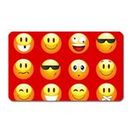 Red Emoji Magnet (Rectangular)