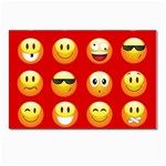 Red Emoji Postcards 5  x 7  (Pkg of 10)