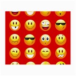 Red Emoji Small Glasses Cloth