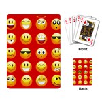 Red Emoji Playing Cards Single Design