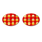 Red Emoji Cufflinks (Oval)