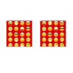 Red Emoji Cufflinks (Square)