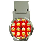 Red Emoji Money Clip Watch