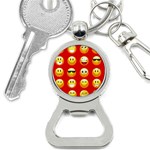 Red Emoji Bottle Opener Key Chain