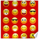 Red Emoji Canvas 20  x 20 