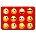 Red Emoji Large Doormat