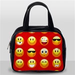 Red Emoji Classic Handbag (One Side)