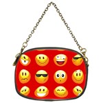 Red Emoji Chain Purse (One Side)