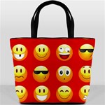 Red Emoji Bucket Bag