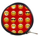 Red Emoji Mini Makeup Bag