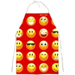 Red Emoji Full Print Apron