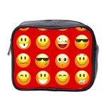 Red Emoji Mini Toiletries Bag (Two Sides)