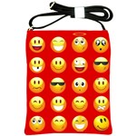 Red Emoji Shoulder Sling Bag