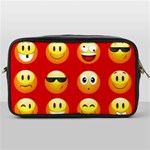 Red Emoji Toiletries Bag (One Side)