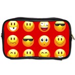 Red Emoji Toiletries Bag (Two Sides)