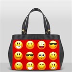 Red Emoji Oversize Office Handbag