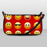 Red Emoji Shoulder Clutch Bag