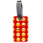 Red Emoji Luggage Tag (two sides)