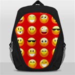 Red Emoji Backpack Bag