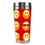 Red Emoji Stainless Steel Travel Tumbler