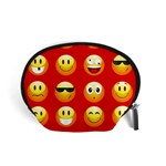 Red Emoji Accessory Pouch (Small)