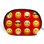 Red Emoji Accessory Pouch (Medium)