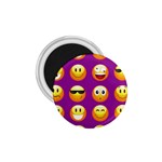 Purple Emoji 1.75  Magnet