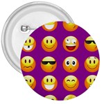 Purple Emoji 3  Button