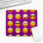 Purple Emoji Large Mousepad