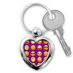 Purple Emoji Key Chain (Heart)