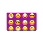 Purple Emoji Magnet (Name Card)