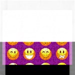 Purple Emoji Jigsaw Puzzle (Rectangular)