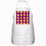 Purple Emoji BBQ Apron