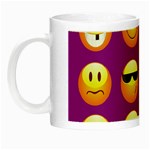 Purple Emoji Night Luminous Mug