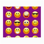 Purple Emoji Small Glasses Cloth