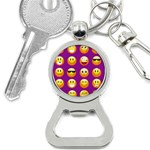 Purple Emoji Bottle Opener Key Chain