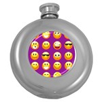 Purple Emoji Hip Flask (5 oz)