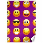 Purple Emoji Canvas 12  x 18 