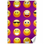 Purple Emoji Canvas 24  x 36 