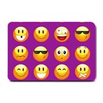 Purple Emoji Small Doormat