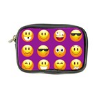 Purple Emoji Coin Purse